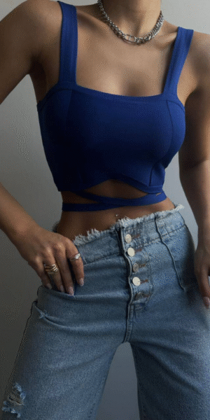 Crisscross Crop Top