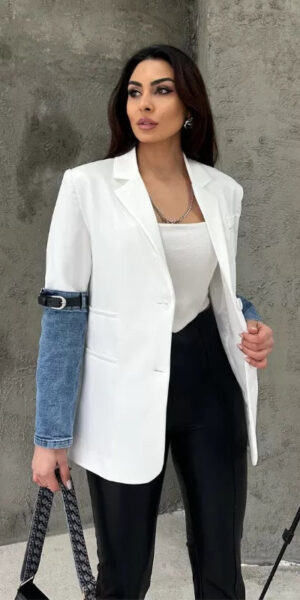 Denim Dazzle Blazer
