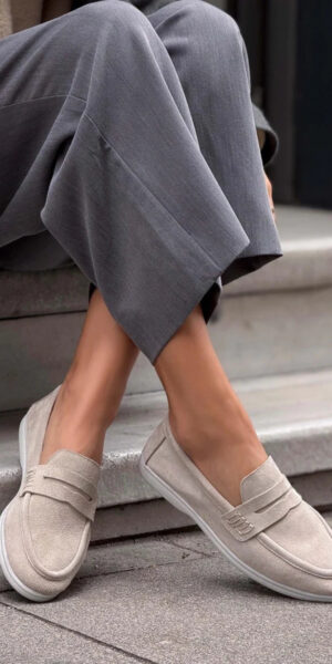 Suede Loafers